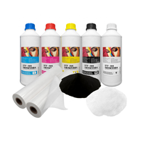 Encre pigmentaire ShenLan Digital à base d'eau pour transfert sur film PET 1000 ml pour impression textile blanche, 1 litre, MOQ certifié