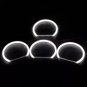 <span class=keywords><strong>Ojos</strong></span> <span class=keywords><strong>de</strong></span> Ángel <span class=keywords><strong>de</strong></span> algodón blanco lechoso para <span class=keywords><strong>Bmw</strong></span>, E36, E38, E39, <span class=keywords><strong>E46</strong></span>, proyector led, 131mm x 4 - Product Image 4