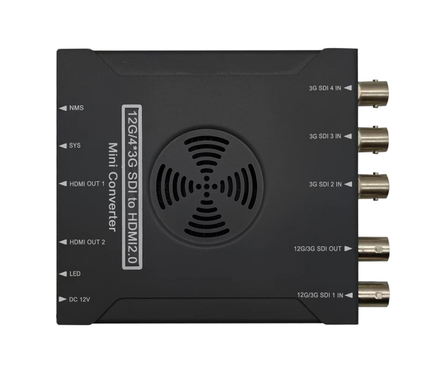 Newest 12G SDI to HDMI 2.0 4K HD Video Converter