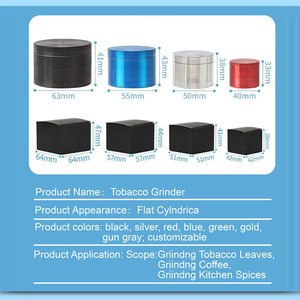 Molinillo de Hierbas Metálico Desmontable de 4 Partes con Diseño de Sombrero de Bruja, <span class=keywords><strong>Calabaza</strong></span> y Murciélago de Camuflaje Azul, Personalizado OEM ODM de Fábrica para Halloween - Product Image 4