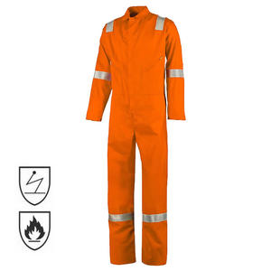 CE Certificate Custom Fire Resistant Anti-Static Labour FRC Mining Industry Ultima Coverall Workwear for Welder - Product Image 3