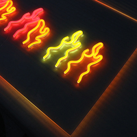 Enseigne au néon LED personnalisée YIJIAO, néon LED ultra-lumineux, enseigne au néon flexible LED, signalétique intérieure pour la publicité