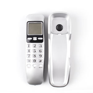 Téléphone analogique filaire Affichage d'identification <span class=keywords><strong>de</strong></span> l'appelant Ligne mince Petit téléphone Téléphone à usage domestique et <span class=keywords><strong>de</strong></span> bureau - Product Image 2