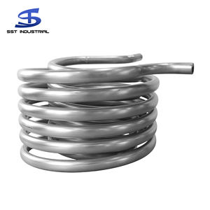 New Arrival Low Noise Level 304 Ss Heating Coil <b>Heat</b> <b>Exchanger</b> Stainless Steel Pipe Ss316L 201 Metal Coil 202 - Product Image 1