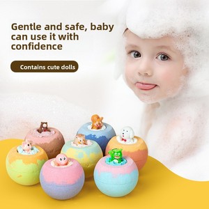 Bombes de <span class=keywords><strong>bain</strong></span> pour enfants transfrontalières, bombes de <span class=keywords><strong>bain</strong></span> moussantes au sel marin 100g, contrôle du sébum, aux huiles essentielles - Product Image 2
