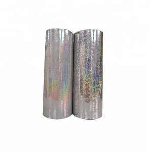 Holographic shimmer vinyl PVC film