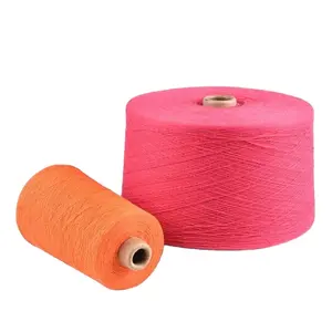 Fil à tricoter en polyester et coton à extrémité ouverte, prix d'usine, NE12S NE10S