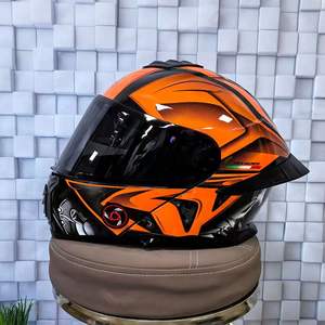 ユニークなユニセックスクールダブルレンズフォーシーズンズフリップアップヘルメットフルヘルメット一般的なオートバイのヘルメット - Product Image 1