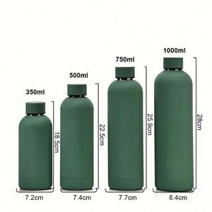 Design Custom Logo Double Walled Stainless Steel <b>Small</b> Mouth Water Bottle Hot Cold Water Bottle - Product Image 4
