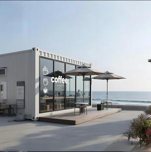 Cafés côtiers en acier à base de conteneurs pour espaces de <span class=keywords><strong>café</strong></span> au détail modulaires multi-scènes bureau maison cuisine parc salle de bain villa - Product Image 2