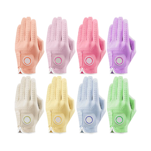 Guante de golf personalizado de fábrica al por mayor, guantes de golf de cuero Carbretta sintético personalizados, guante de golf con logotipo en blanco - Product Image 1