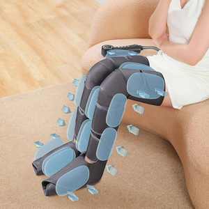 Masseur à compression d'air avec fonction chauffante, masseur pour les jambes, bottes de massage pour les pieds, les mollets et les cuisses avec thérapie de compression pour le corps - Product Image 4