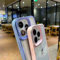 Coque arrière pour iphone, compatible modèles 13 pro max, 13, 12, 11, x, xr, xsmax, avec objectif à armure de caméra