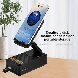 Multifunctional Phone Holder Speaker Built-in Power Bank All-in-One Desktop Foldable Portable for Speaker Rotating Phone - Product Image 3