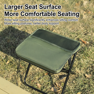 Portable Folding Chair Multi Functional <b>Stool</b> Outdoor Camping Picnic Beach Fishing Hiking Travel - Product Image 5