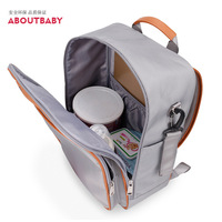 Sac à dos double épaule multifonctionnel style professionnel coque rigide pour extérieur, sac à langer tendance modèle 002