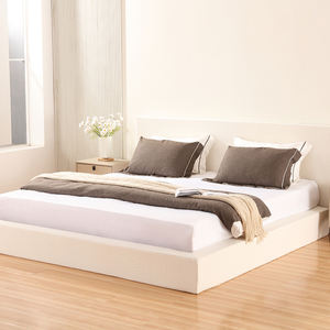Testiera Imbottita in Schiuma ad Alta Densità Comprimibile, Montaggio a Parete, Rivestimento Lavabile, <span class=keywords><strong>Letto</strong></span> Morbido Sottovuoto - Product Image 2