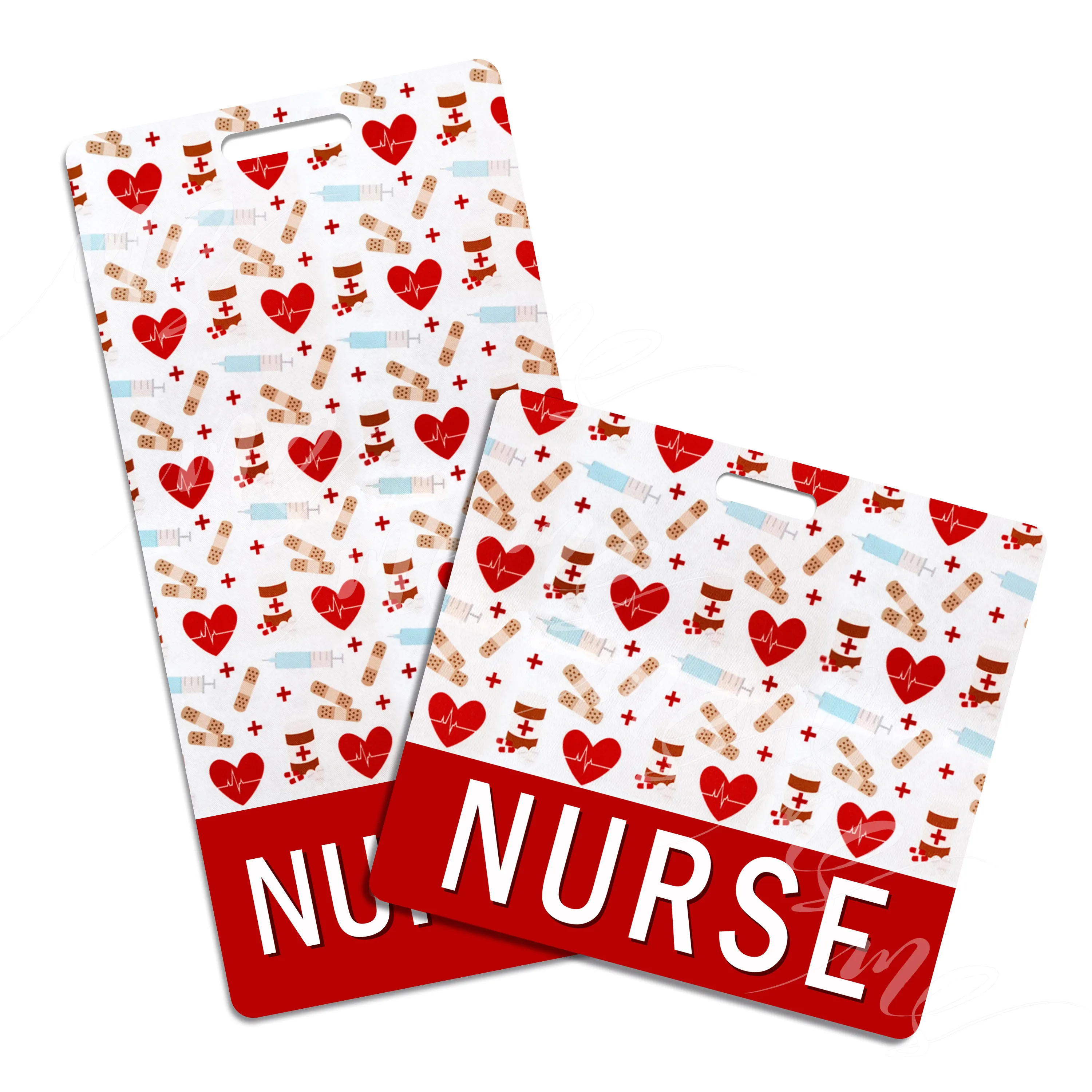 Custom Title Nurse Badge Buddy Card Nursing Accessories Badge Identification Tags for Nurses Office Supply