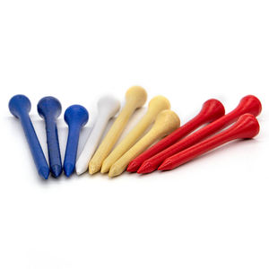 Tees de golf en bois durables de haute qualité, logo personnalisé, couleur professionnelle, tees de golf en bambou - Product Image 3