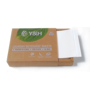 Çamaşır için Ekolojik Katı Deterjan Levhaları Tek Kullanımlık Biyobozunur Şeritler Yüksek Köpüklü Enzim Teknolojisi Zorlu Lekeler İçin - Product Image 5