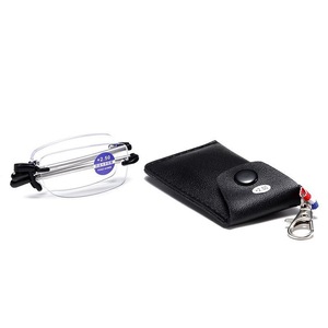 <span class=keywords><strong>Gafas</strong></span> de lectura plegables ultraligeras sin montura HD con llavero, antiluz azul, con adornos de diamantes, para presbicia, de moda transfronteriza. - Product Image 6