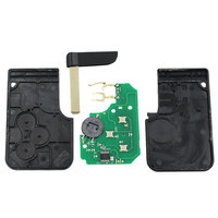 Carte à puce 3 boutons 434Mhz ID46 pour Renault Megane Scenic 2003-2008 avec lame de clé