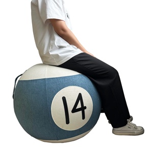 Cadeira de Descanso em Forma de Bilhar Eco-Friendly e Durável com Design de Bola de Yoga para Exercícios - Product Image 3