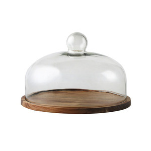 Khay Làm Bánh Cupcake Bán Chạy Khay Xoay Bánh Keo Bằng Gỗ Có Nắp Vòm - Product Image 4