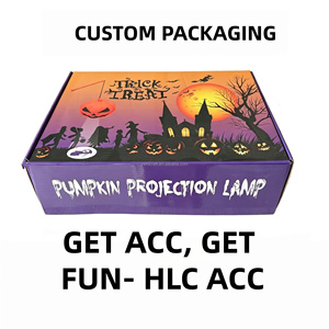 Lámpara de Proyección de Calabaza Portátil HLC ODM para Halloween, Proyector de Novedades |   Accesorios Decorativos para Crear Ambiente Festivo - Product Image 2