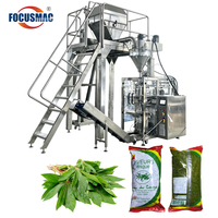 Machine d'emballage et de conditionnement automatique Focuspack pour pâte de feuilles de manioc, avec moteur électrique, pour sachets, sacs et films
