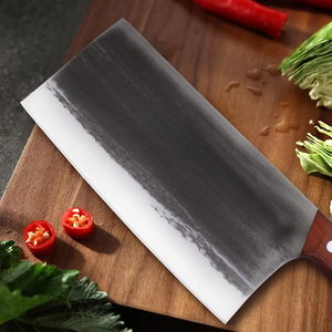 Couteau de cuisine chinois forgé à la main, 8 pouces, lame en acier inoxydable 4Cr14Mov, ultra-affûté, pour la maison et la restauration, OEM - Product Image 4