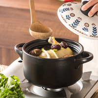 Casserole de grande capacité de soupe de casserole résistante aux hautes températures