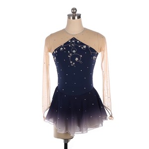 Tùy Chỉnh Hình Trượt Băng Váy Cô Gái Thanh Thiếu Niên Trượt Băng Váy Cạnh Tranh Phòng Tập Thể Dục Và Tập Thể Dục Trang Phục Phụ Nữ - Product Image 6