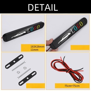 Emblema LED para Parrilla Delantera de Coche, Luces LED para Logotipo de Coche, Emblemas LED para Parrilla, Logotipo LED para Mercedes Benz, Honda, <span class=keywords><strong>VW</strong></span>, Audi, Toyota - Product Image 5