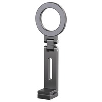 Support de téléphone portable magnétique rotatif à 360 degrés réglable en alliage d'aluminium portable