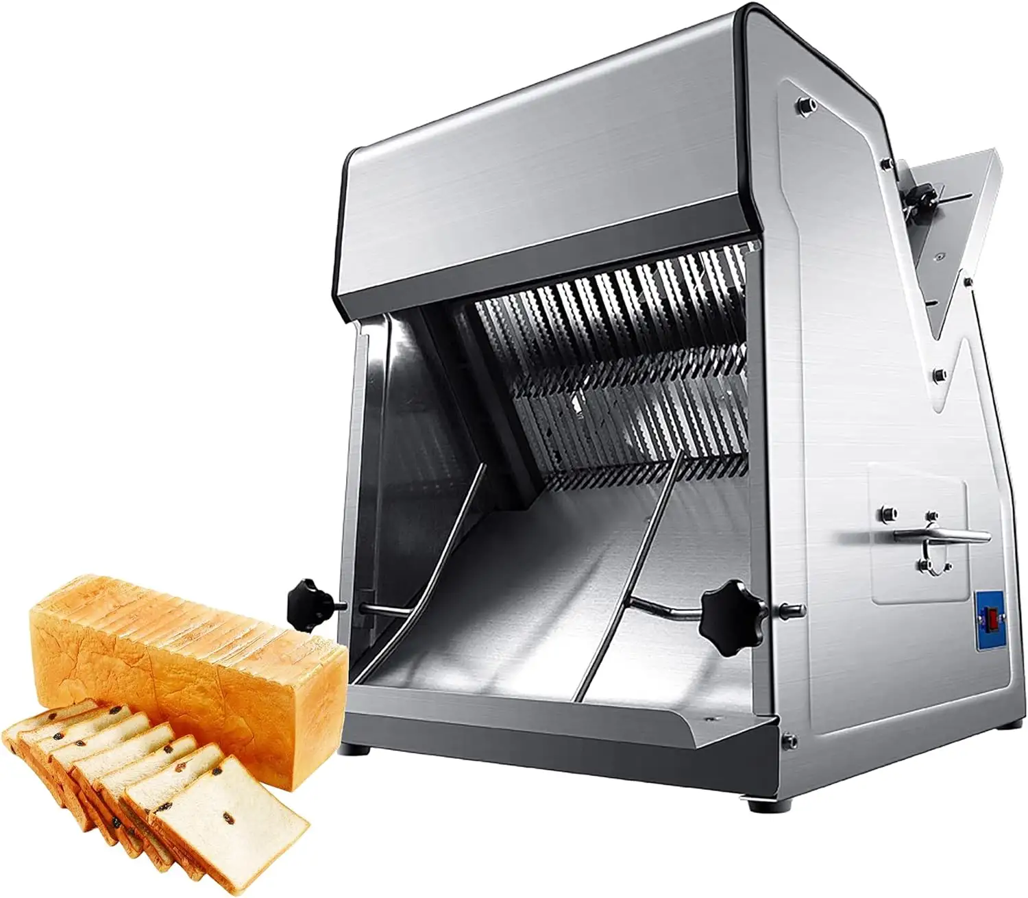 Trancheuse à pain à usage manuel Trancheuse à pain automatique pour boulangerie Meilleure vente 31 lames industrielle électrique 3mm 220V 52