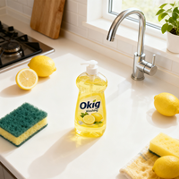 Nettoyant sale OEM/ODM détergent à vaisselle en bouteille écologique liquide rinçage facile savon à vaisselle liquide de qualité alimentaire à faible résidu