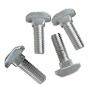 Perno de Cabeza Plana con Cuello Cuadrado Tipo T de Acero Inoxidable A193 A914 B8 N8M B8T A453 GR660 A286 ASTM AISI ANSI 304 316 con Tuerca DIN186 - Product Image 2