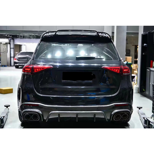 Pièces automobiles en fibre de carbone pour Mercedes-Benz GLE SUV <span class=keywords><strong>63</strong></span>/53/450 2020-2022, kit carrosserie, pare-chocs, calandre, diffuseur arrière - Product Image 4