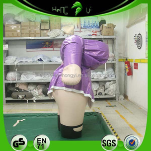 Costume gonflable violet personnalisé Hongyi en PVC, imprimé UV, pour fête au bord de la piscine - Product Image 5