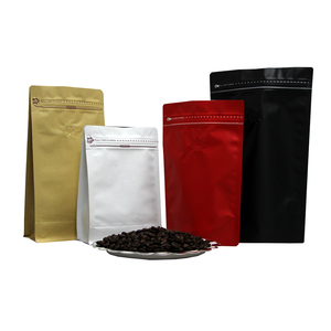 Sachets de café vides personnalisables, sachets écologiques, avec valve et fermeture éclair, pour emballage du café, vente en gros, unités - Product Image 2