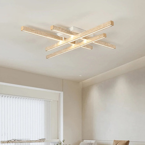 Lámpara de techo de travertino amarillo minimalista moderna para sala de estar, Hotel, casa de familia, lámpara de techo, accesorios de iluminación interior - Product Image 1