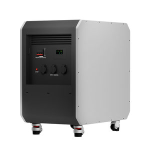 Générateur solaire portable 5000W 10kWh, station d'alimentation avec batterie au lithium et sorties AC pour la maison et l'alimentation extérieure - Product Image 1