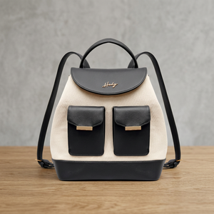 Women Fashion <b>Waterproof</b> <b>Backpack</b> Korean Style Premium Canvas Synthetic Leather Casual <b>School</b> 2025 All Seasons - Product Image 2