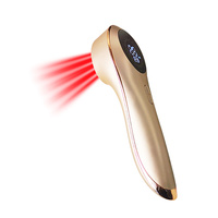 Mini appareil de thérapie au laser froid portable, double longueur d'onde 650 nm + 808 nm, minuterie de 5 à 30 minutes pour soulager la douleur des chiens et des chats à domicile