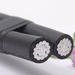 Câble Aérien Groupeé 2 Cœurs 16mm² 25mm² avec Isolation XLPE, Câble ABC en Aluminium pour Centrale Électrique et Appareils Domestiques - Product Image 1