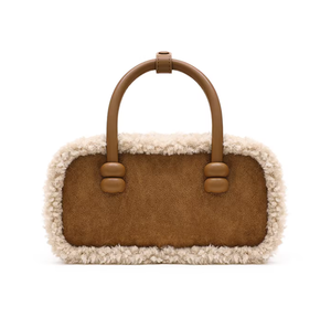 Customized logos for popular <b>wallets</b> and handbags, luxurious fur women's crossbody bags with bags - Product Image 2