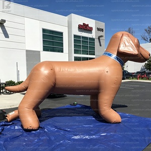 Modèle de chien <span class=keywords><strong>teckel</strong></span> gonflable géant de haute qualité avec logo personnalisé pour la publicité des animaleries/présentation en centre commercial/festival/événement - Product Image 1