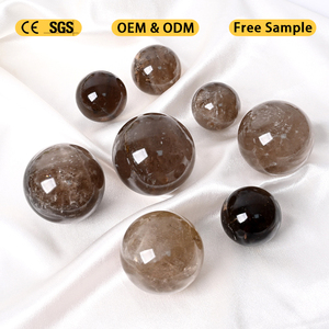 Wholesale Bulk Natural Smoky Quartz Sphere <b>Crystal</b> Healing Stone Hand Polished Sphere <b>Ball</b> for Decorative - Product Image 3