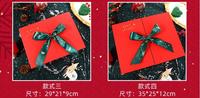 Boîtes cadeaux de Noël personnalisées en carton, emballage de panier de Noël, boîtes cadeaux de fête de fin d'année, décoration de fête de Noël, boîte de Noël/OEM